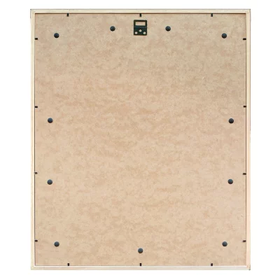 Shirt frame Economy zwart met passe-partout 52,5x62,5 cm | zwart-wit | kunstglas (1 mm)