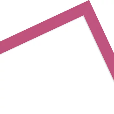 Cornice in legno Koudou su misura rosa | Vetro standard (2 mm)