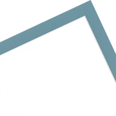 Cornice in legno Koudou 21x29,7 cm (A4) | blu chiaro | Vetro standard (2 mm)