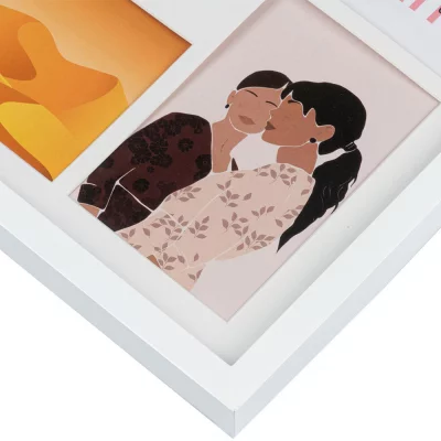 Thumbnail von Galerierahmen Piano (MDF) für 8 Bilder Weiß Bild 5