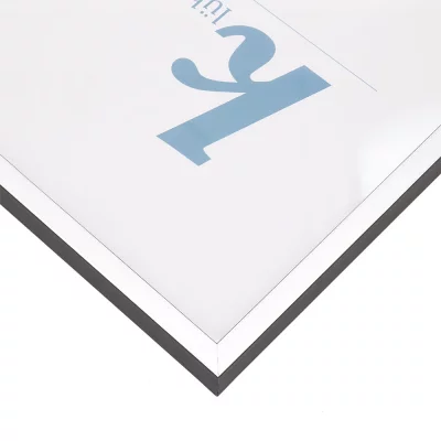 Houten kader Calamar 30x40 cm | zilver-zwart | normaal glas (2 mm)
