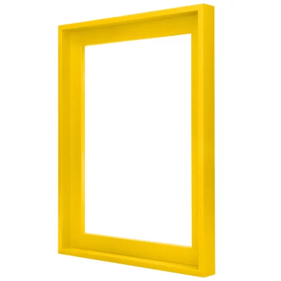 Skuggfogsram Matiz 50x50 cm | Yellow (004) | Tom ram (utan glas/baksida)