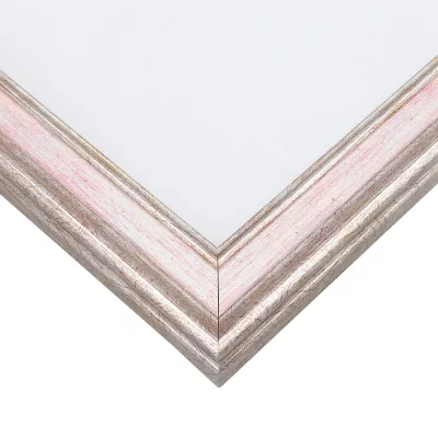 Cornice in legno Brema 24x30 cm | oro bianco - rosa | Vetro standard (2 mm)