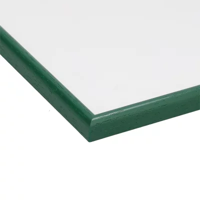 Houten fotolijst Hessen 28x35 cm | grasgroen | normaal glas (2 mm)