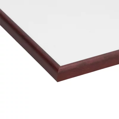 Houten fotolijst Hessen 28x35 cm | mahonie | normaal glas (2 mm)