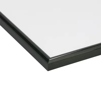 Houten fotolijst Hessen 28x35 cm | mosgroen, glanzend | normaal glas (2 mm)