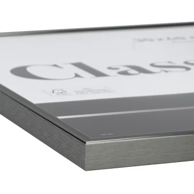Rama aluminiowa Classic 59,4x84,1 cm (A1) | kontrastowy szary | szkło standardowe (2 mm)