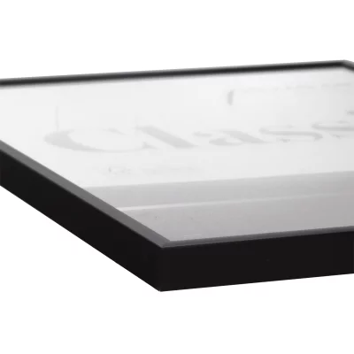 Rama aluminiowa Classic 59,4x84,1 cm (A1) | czarny matowy | szkło standardowe (2 mm)