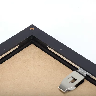 3D kader met afstandshouder van beuk / esdoorn - op maat beuk, zwart | normaal glas (3 mm)