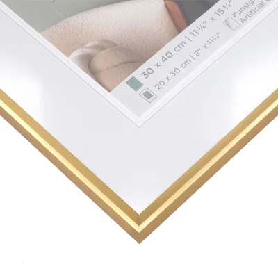 Kunststof kader Desire 10x15 cm | goud | kunstglas (2 mm)