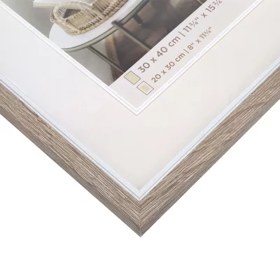 Houten kader Hygge (MDF) 10x15 cm | grijs | normaal glas (2 mm)