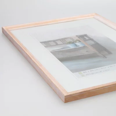 Houten kader Bench 10x15 cm | bruin | normaal glas (2 mm)