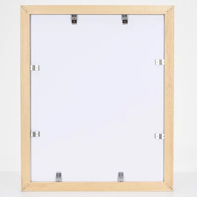 Holzrahmen Profil 107 40x50 cm | Weiß lasiert | Normalglas