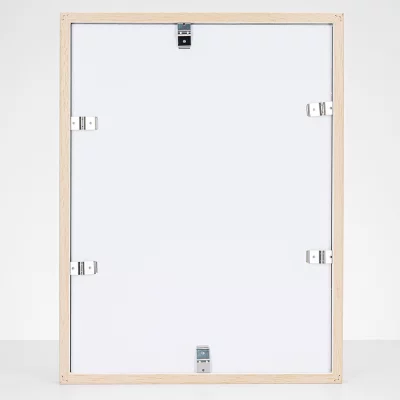 Holzrahmen Profil 116 9x9 cm | Weiß lasiert | Normalglas