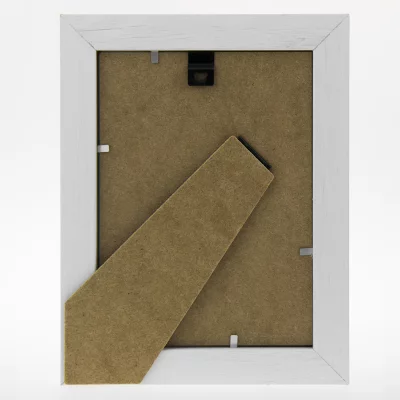 Houten kader Nelson 10x15 cm | wit | normaal glas (2 mm)