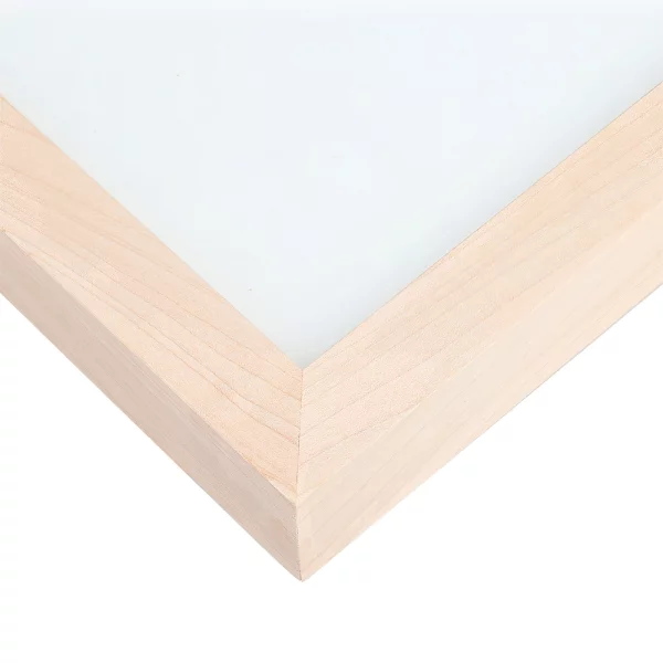 Holz Bilderrahmen BARTH - Serie 210 - Maßanfertigung Ahorn | Normalglas (2 mm)