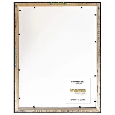 Cadre en bois LUCERNE 9,3 13x18 cm | anthracite avec bord argent | verre synthétique (2 mm)