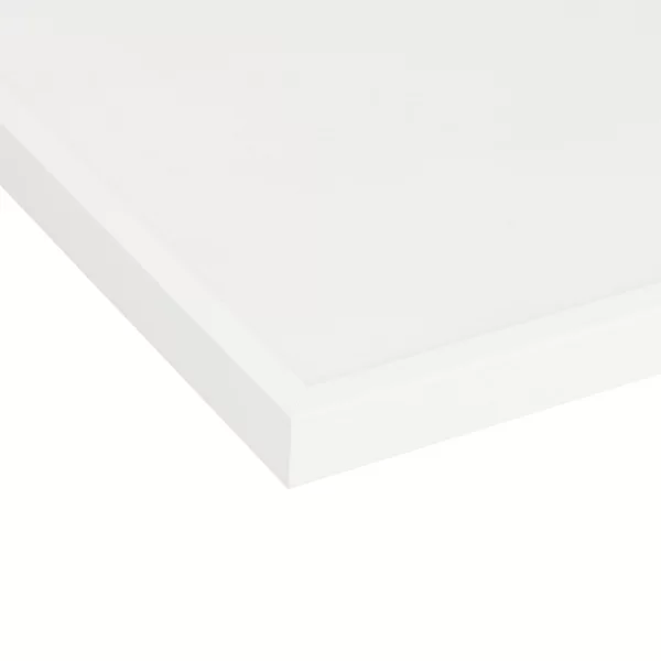 Alu Bilderrahmen BARTH - Serie 916 - Maßanfertigung Weiß | Normalglas (2 mm)