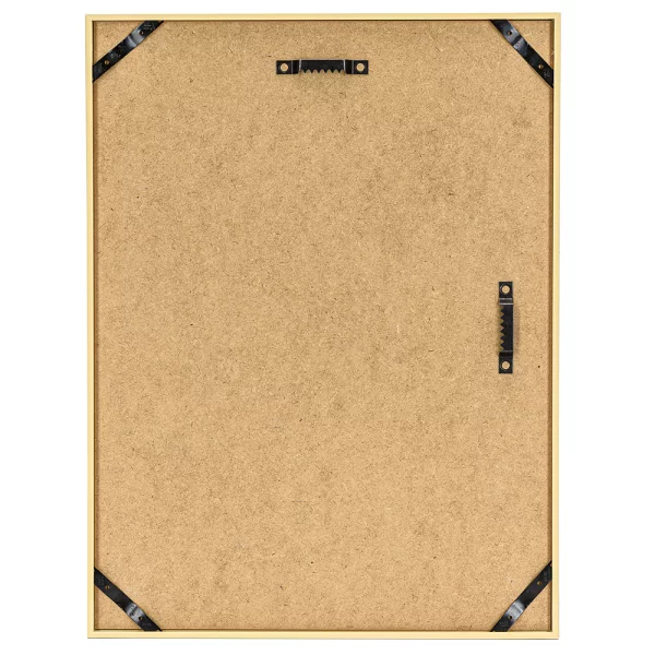 Kunststoffrahmen mit Urkunde, DIN A3 29,7x42 cm (A3) | Gold | Normalglas (2 mm)