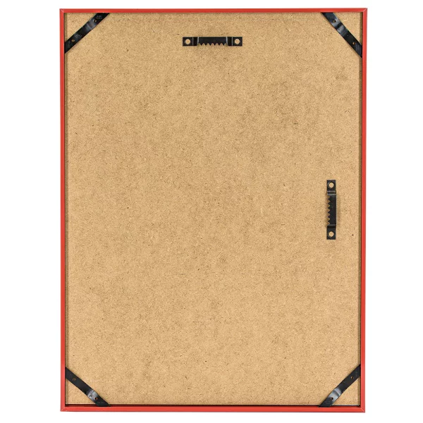 Kunststoffrahmen mit Urkunde, DIN A3 29,7x42 cm (A3) | Rot | Normalglas (2 mm)