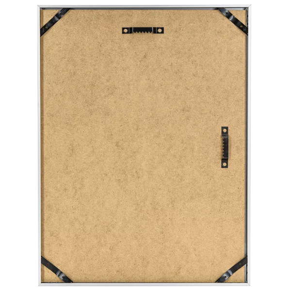 Alu Bilderrahmen Gotland 42x59,4 cm (A2) | Silber matt | Normalglas (2 mm)