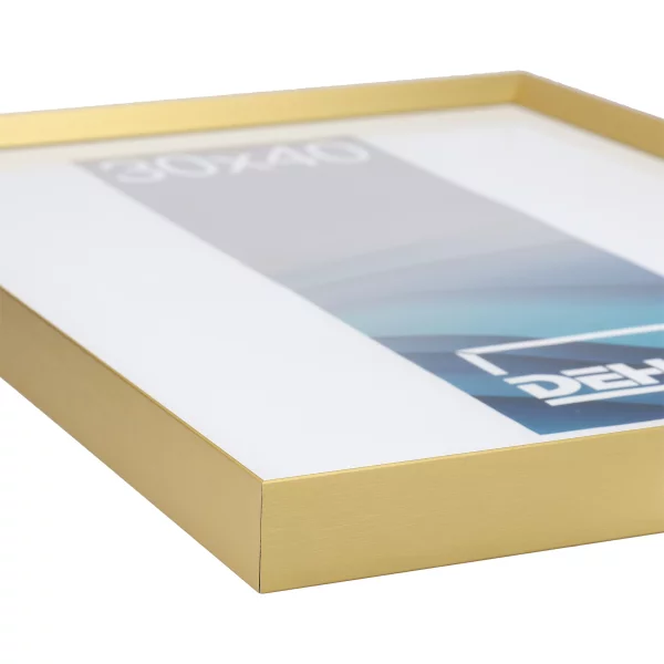 Cadre en aluminium Wega 70x90 cm | or mat | verre standard (2 mm)