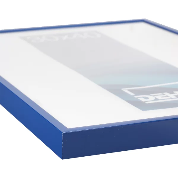 Cadre en aluminium Superba sur-mesure bleu gentiane 5010 | verre standard (2 mm)