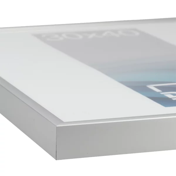 Cadre en aluminium Superba sur-mesure naturel mat | verre standard (2 mm)