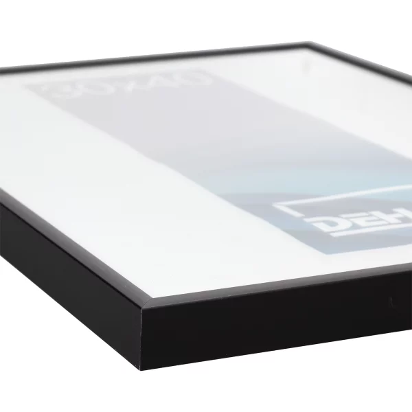 Cadre en aluminium Superba sur-mesure noir mat | verre standard (2 mm)