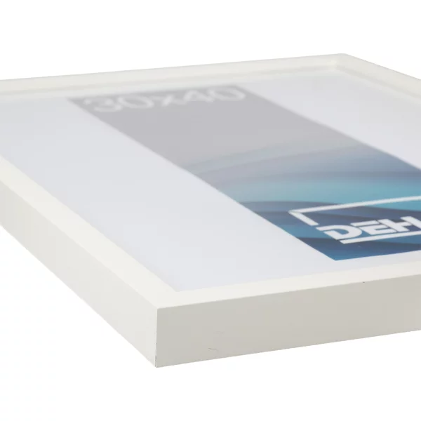 Cadre en bois Hamal 42x59,4 cm (A2) | pin blanc couvrant | verre standard (2 mm)