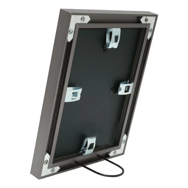 Alu Bilderrahmen Jade 15x20 cm | grau | Normalglas (2 mm)