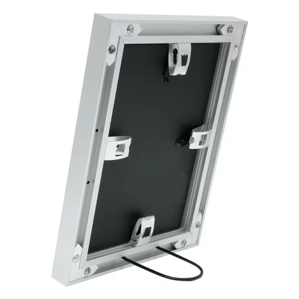 Alu Bilderrahmen Jade 15x20 cm | silber | Normalglas (2 mm)