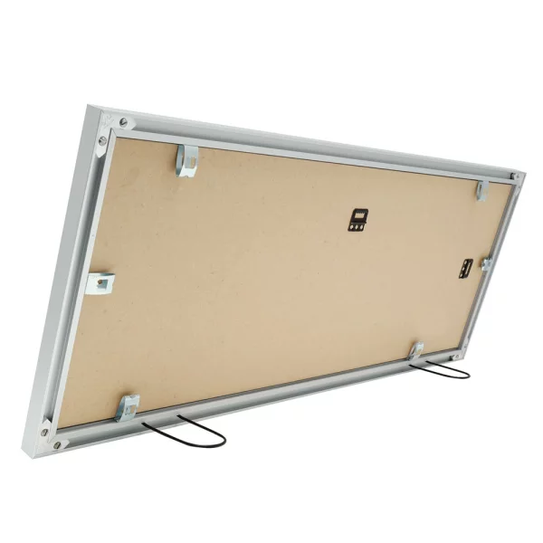 Cadre multi photos en aluminium pour 4 photos 10x15 cm | argent | verre standard (2 mm)