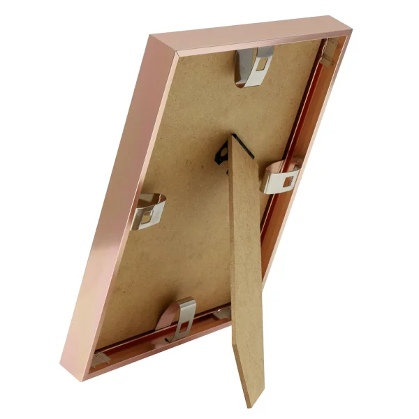 Cadre en aluminium Liz 10x15 cm | or rose | verre standard (2 mm)