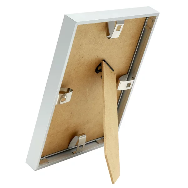 Cadre en aluminium Liz 10x15 cm | argent | verre standard (2 mm)