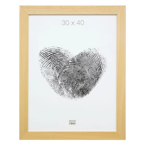 Cadre en bois Lotte 13x18 cm | naturel | verre standard (2 mm)
