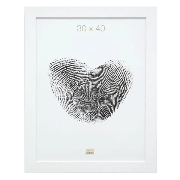 Cadre en bois Lotte 13x18 cm | blanc | verre standard (2 mm)