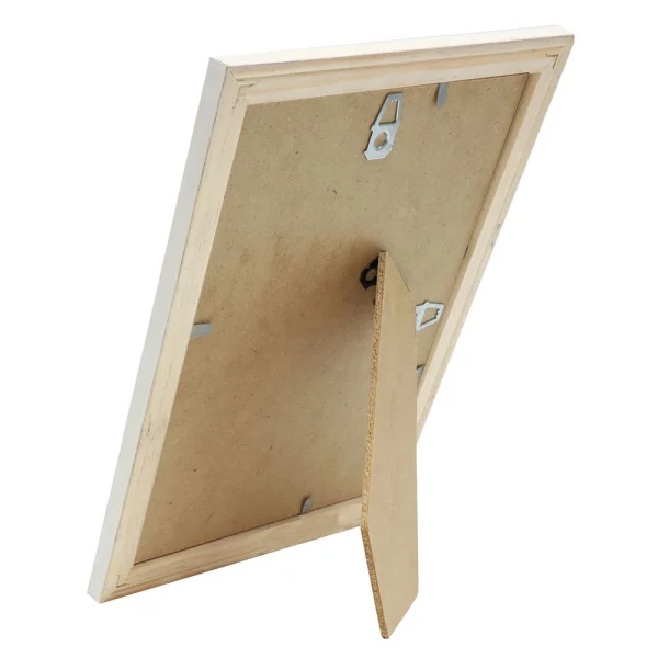 Cadre en bois Sambre 10x15 cm | blanc | verre standard (2 mm)