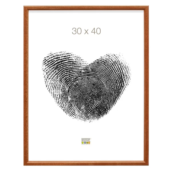 Cadre en bois Laura 18x24 cm | brun | verre standard (2 mm)