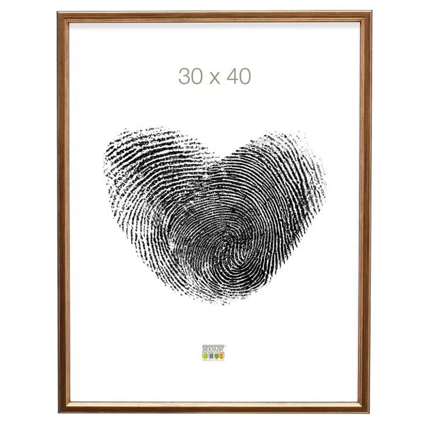 Cadre en bois Laura 18x24 cm | or | verre standard (2 mm)