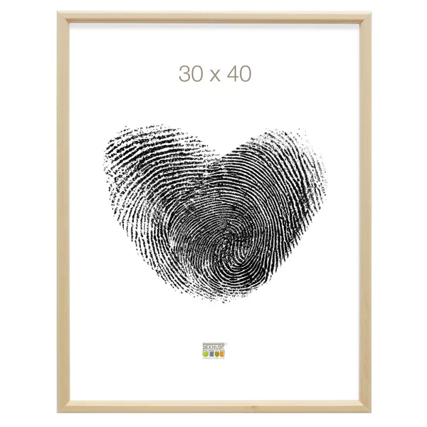 Cadre en bois Laura 10x15 cm | naturel | verre standard (2 mm)