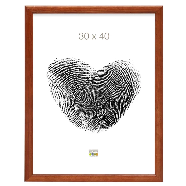 Cadre en bois Luise 10x15 cm | brun | verre standard (2 mm)