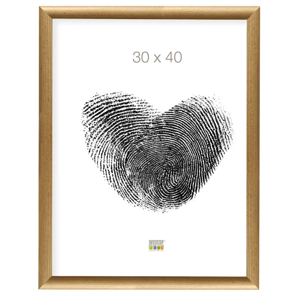 Cadre en bois Luise 10x15 cm | or | verre standard (2 mm)