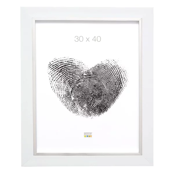 Cadre en plastique Emma 10x15 cm | blanc | verre standard (2 mm)