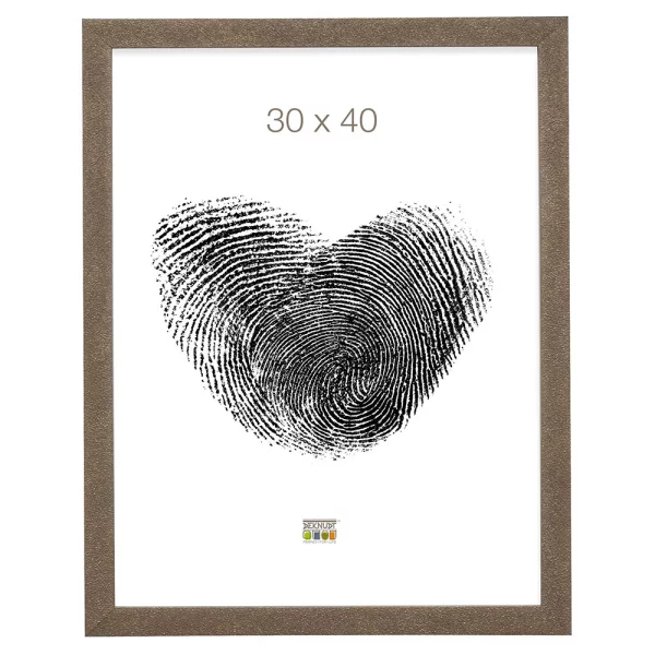 Cadre en plastique Lucas 9x13 cm | or effet pailleté | verre standard (2 mm)