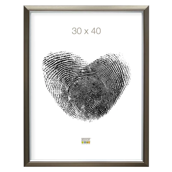Cadre en plastique Olen 9x13 cm | argent | verre standard (2 mm)