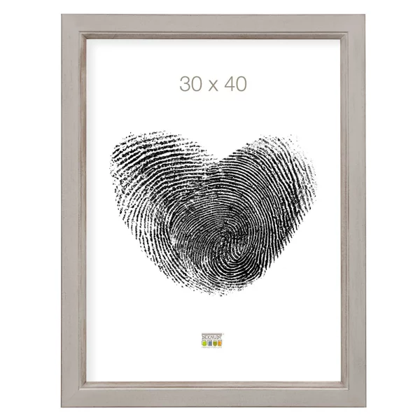 Cadre en bois Manon 30x45 cm | beige | verre standard (2 mm)