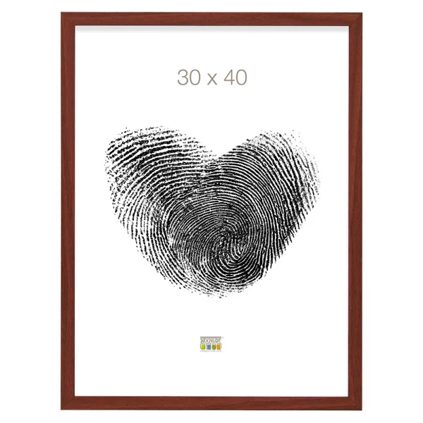Holz Bilderrahmen Gregor 20x30 cm | Hellbraun | Normalglas (2 mm)