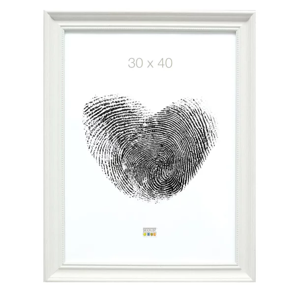 Cadre vintage Stoumont 10x15 cm | blanc | verre standard (2 mm)
