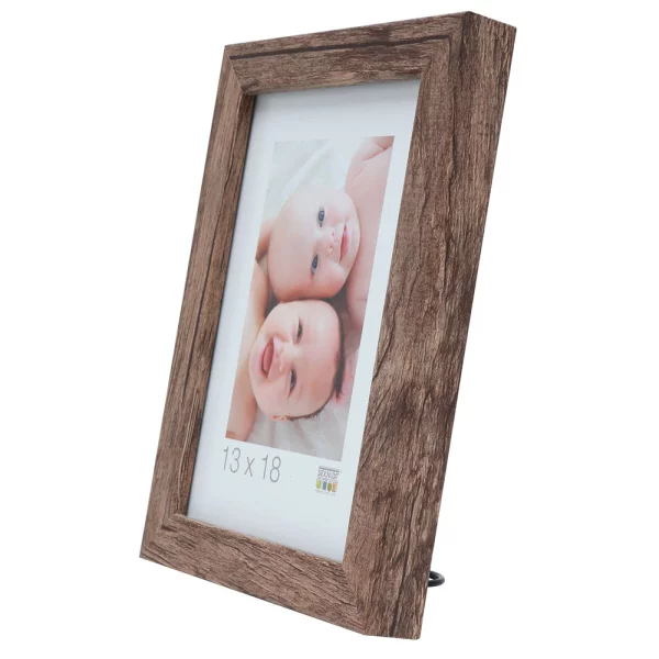 Holz Bilderrahmen Paul 40x50 cm | Braun | Normalglas (2 mm)